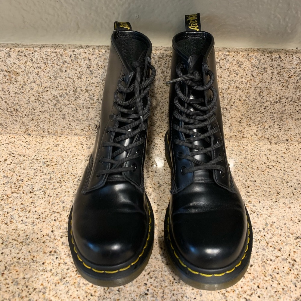 Dr. Martens 1460 Smooth Leather Lace Up Boots